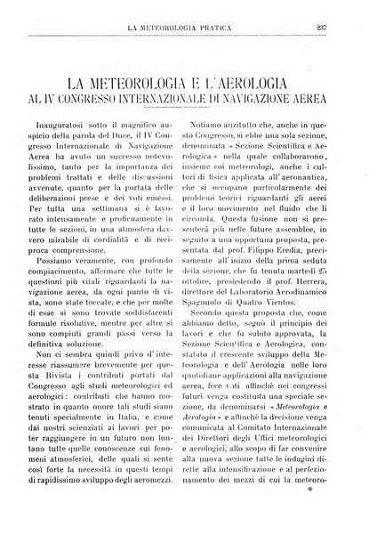 La meteorologia pratica rivista di meteorologia agraria, igienica, aeronautica