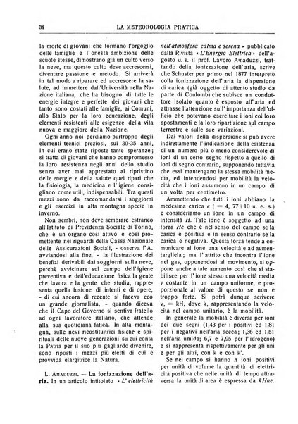 La meteorologia pratica rivista di meteorologia agraria, igienica, aeronautica