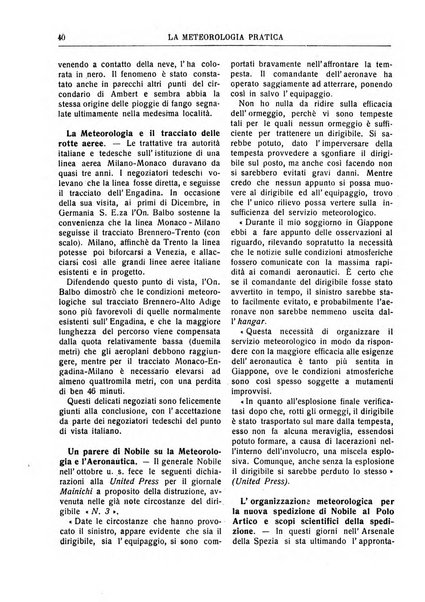 La meteorologia pratica rivista di meteorologia agraria, igienica, aeronautica