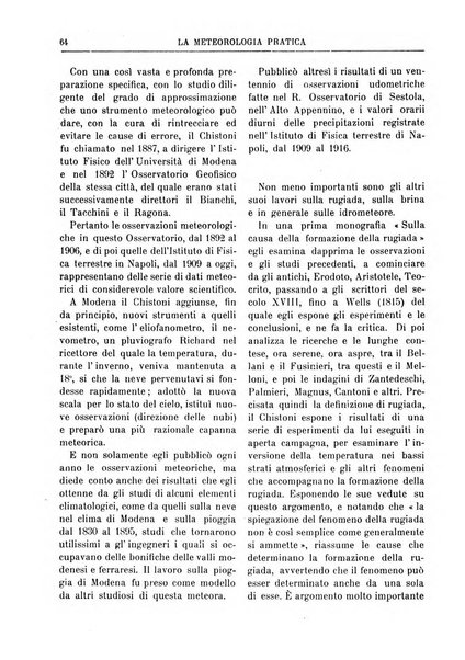 La meteorologia pratica rivista di meteorologia agraria, igienica, aeronautica