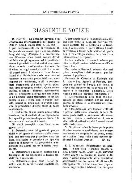 La meteorologia pratica rivista di meteorologia agraria, igienica, aeronautica