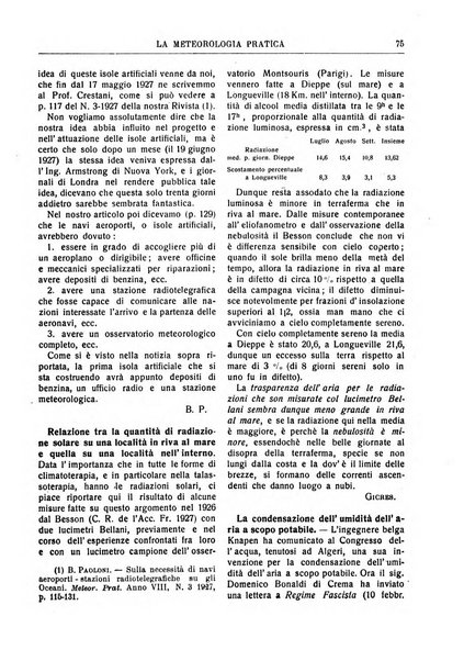 La meteorologia pratica rivista di meteorologia agraria, igienica, aeronautica