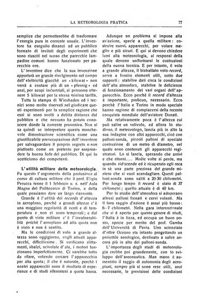 La meteorologia pratica rivista di meteorologia agraria, igienica, aeronautica