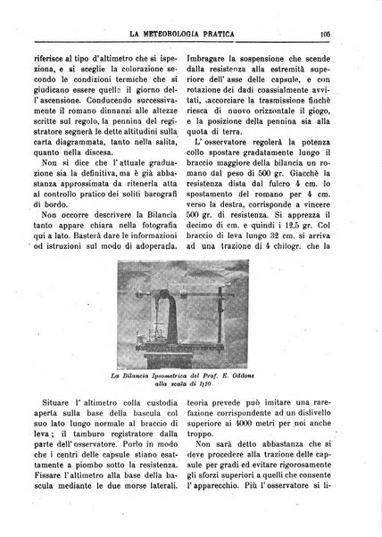 La meteorologia pratica rivista di meteorologia agraria, igienica, aeronautica