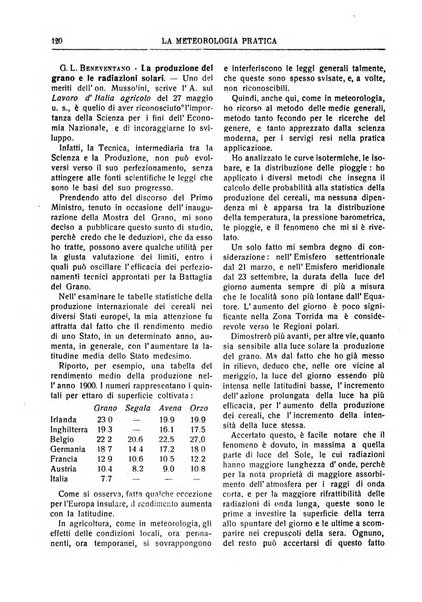 La meteorologia pratica rivista di meteorologia agraria, igienica, aeronautica