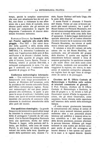 La meteorologia pratica rivista di meteorologia agraria, igienica, aeronautica