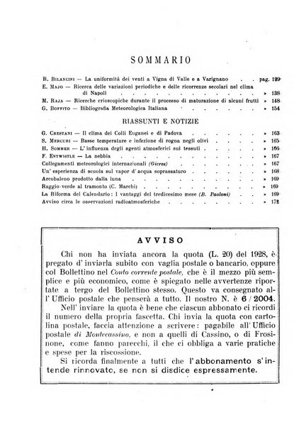 La meteorologia pratica rivista di meteorologia agraria, igienica, aeronautica