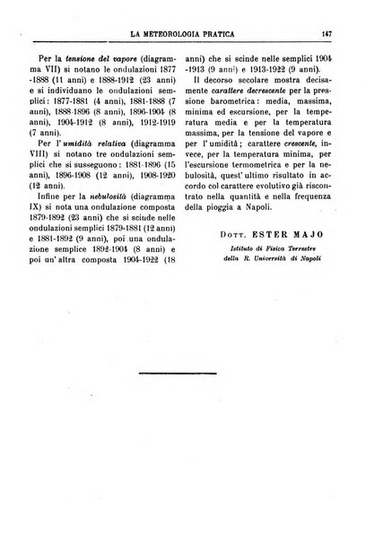 La meteorologia pratica rivista di meteorologia agraria, igienica, aeronautica