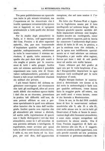 La meteorologia pratica rivista di meteorologia agraria, igienica, aeronautica