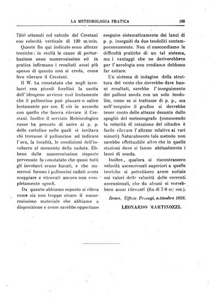 La meteorologia pratica rivista di meteorologia agraria, igienica, aeronautica