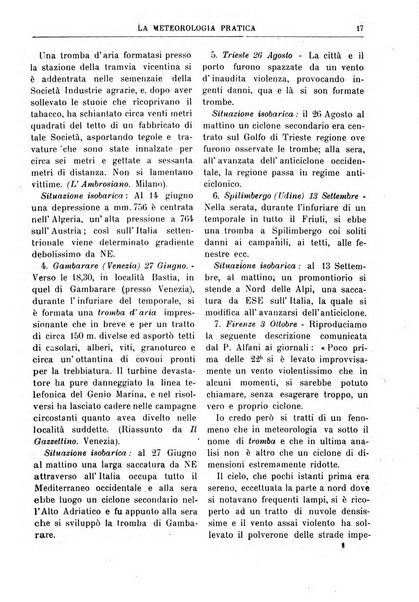 La meteorologia pratica rivista di meteorologia agraria, igienica, aeronautica