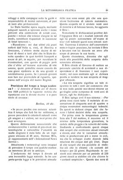 La meteorologia pratica rivista di meteorologia agraria, igienica, aeronautica