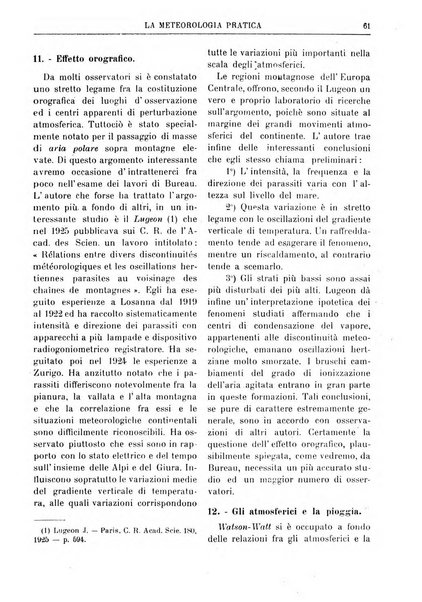 La meteorologia pratica rivista di meteorologia agraria, igienica, aeronautica