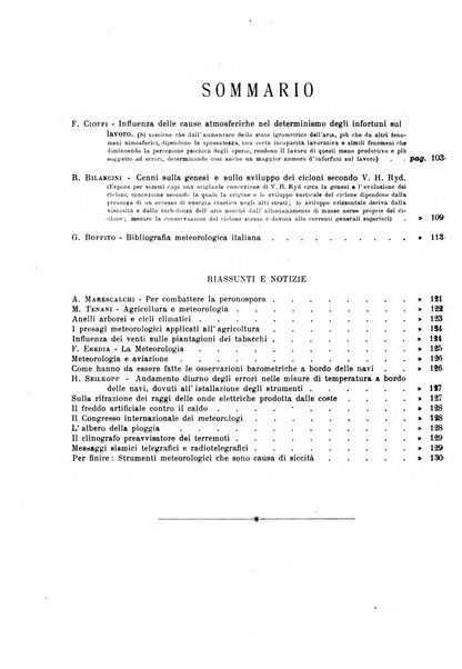 La meteorologia pratica rivista di meteorologia agraria, igienica, aeronautica