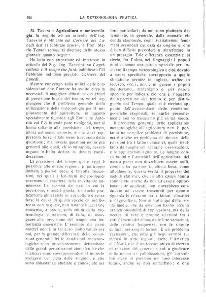 La meteorologia pratica rivista di meteorologia agraria, igienica, aeronautica