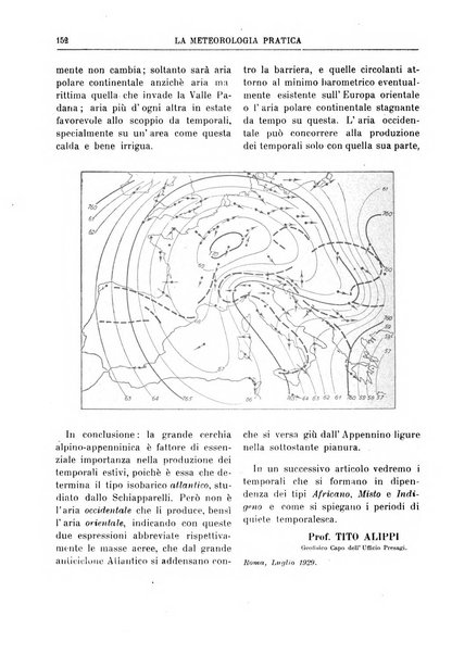 La meteorologia pratica rivista di meteorologia agraria, igienica, aeronautica