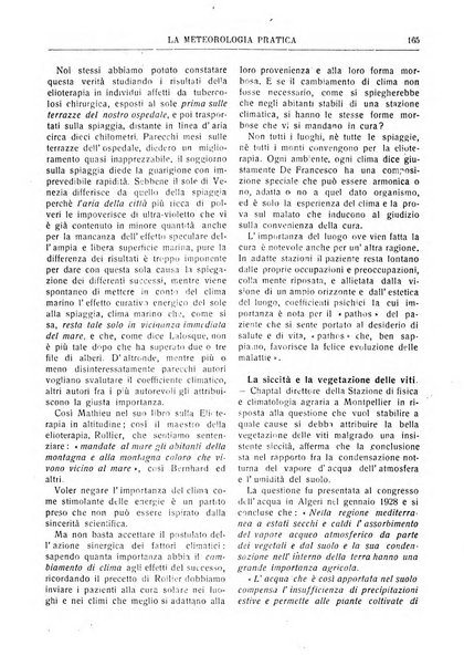 La meteorologia pratica rivista di meteorologia agraria, igienica, aeronautica