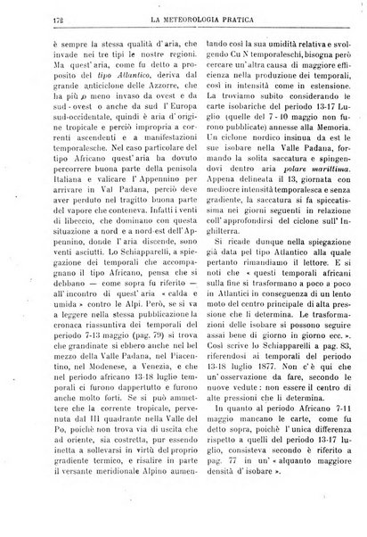 La meteorologia pratica rivista di meteorologia agraria, igienica, aeronautica