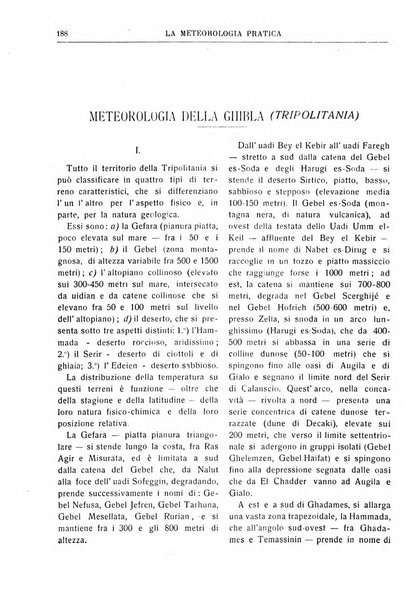 La meteorologia pratica rivista di meteorologia agraria, igienica, aeronautica