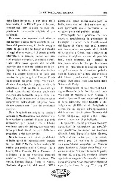 La meteorologia pratica rivista di meteorologia agraria, igienica, aeronautica