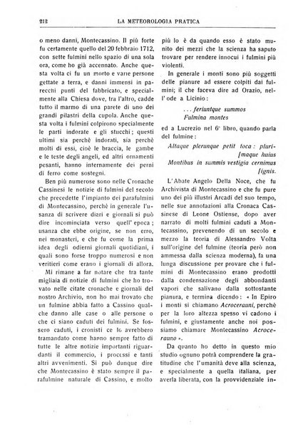 La meteorologia pratica rivista di meteorologia agraria, igienica, aeronautica