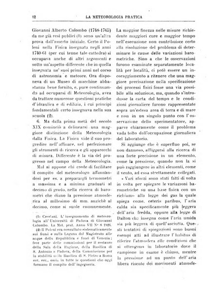 La meteorologia pratica rivista di meteorologia agraria, igienica, aeronautica