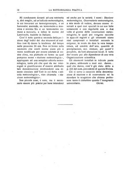 La meteorologia pratica rivista di meteorologia agraria, igienica, aeronautica