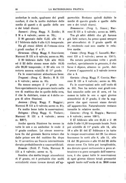 La meteorologia pratica rivista di meteorologia agraria, igienica, aeronautica