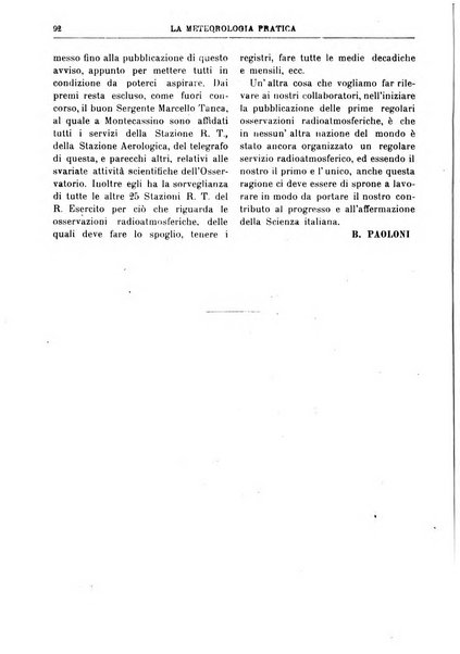 La meteorologia pratica rivista di meteorologia agraria, igienica, aeronautica