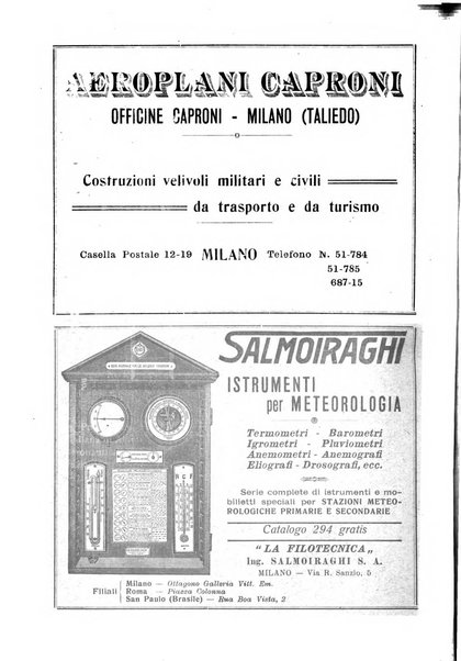 La meteorologia pratica rivista di meteorologia agraria, igienica, aeronautica