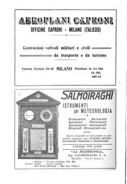 La meteorologia pratica rivista di meteorologia agraria, igienica, aeronautica