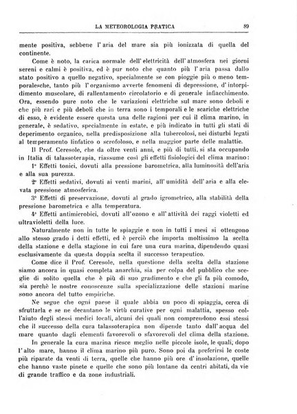 La meteorologia pratica rivista di meteorologia agraria, igienica, aeronautica