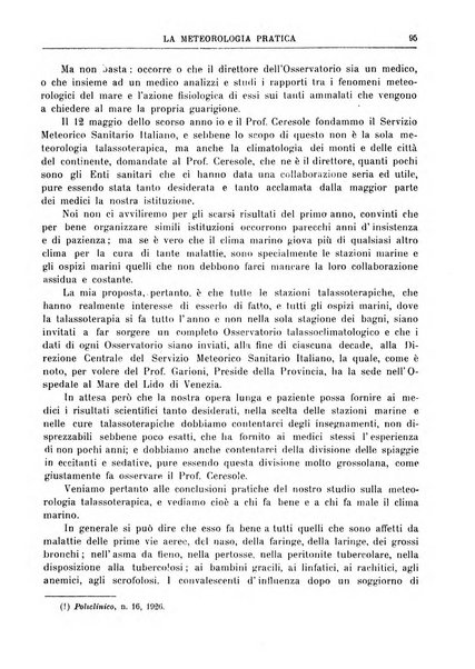 La meteorologia pratica rivista di meteorologia agraria, igienica, aeronautica