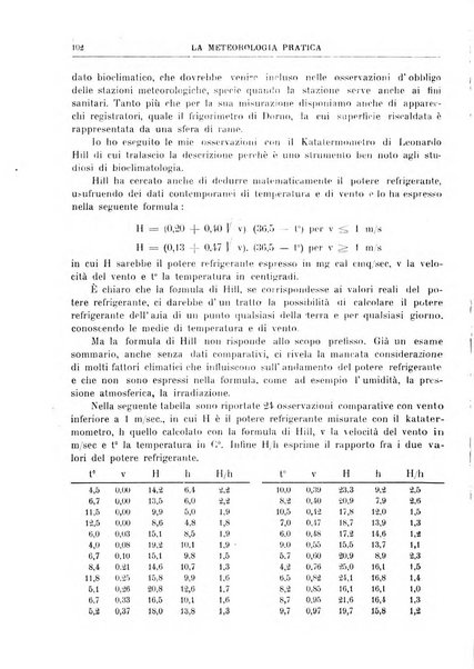 La meteorologia pratica rivista di meteorologia agraria, igienica, aeronautica