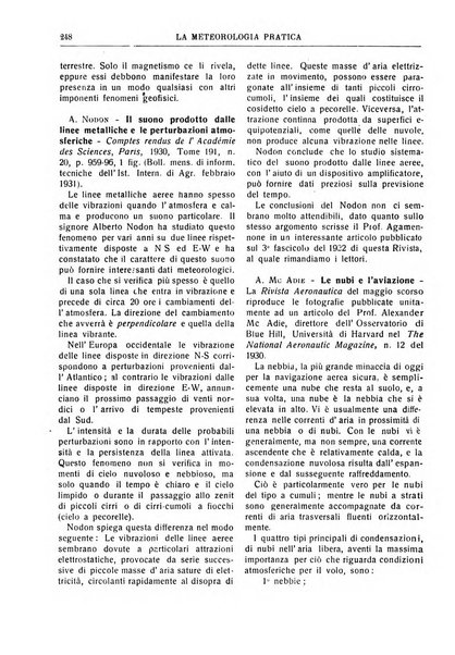 La meteorologia pratica rivista di meteorologia agraria, igienica, aeronautica