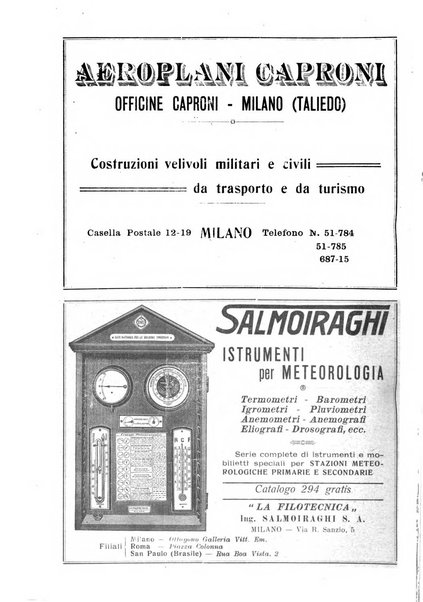 La meteorologia pratica rivista di meteorologia agraria, igienica, aeronautica