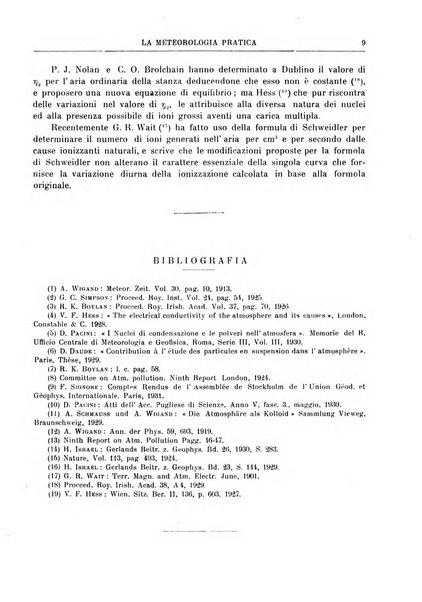 La meteorologia pratica rivista di meteorologia agraria, igienica, aeronautica