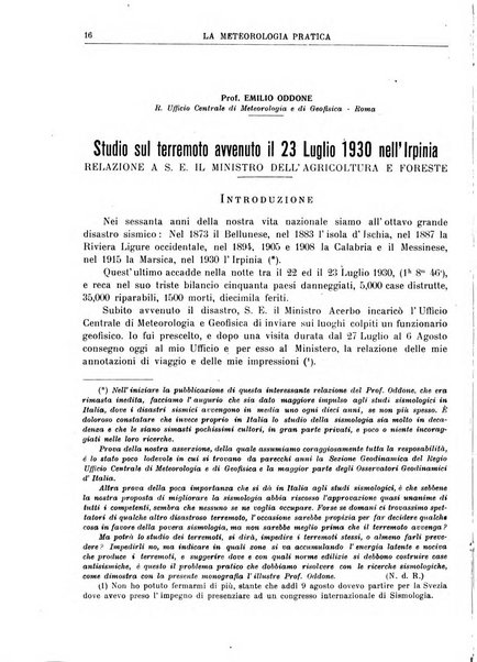 La meteorologia pratica rivista di meteorologia agraria, igienica, aeronautica