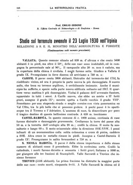 La meteorologia pratica rivista di meteorologia agraria, igienica, aeronautica