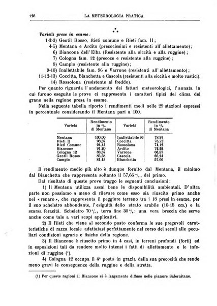 La meteorologia pratica rivista di meteorologia agraria, igienica, aeronautica