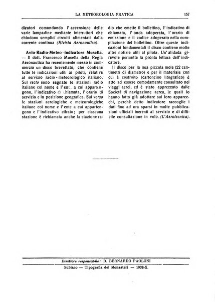 La meteorologia pratica rivista di meteorologia agraria, igienica, aeronautica