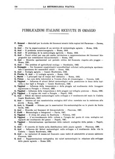 La meteorologia pratica rivista di meteorologia agraria, igienica, aeronautica