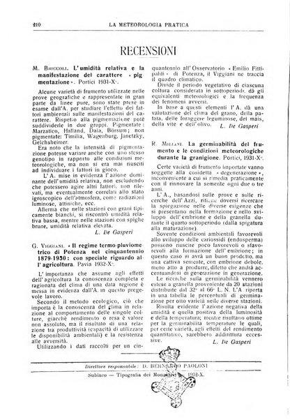 La meteorologia pratica rivista di meteorologia agraria, igienica, aeronautica