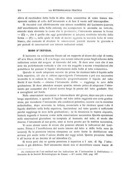 La meteorologia pratica rivista di meteorologia agraria, igienica, aeronautica