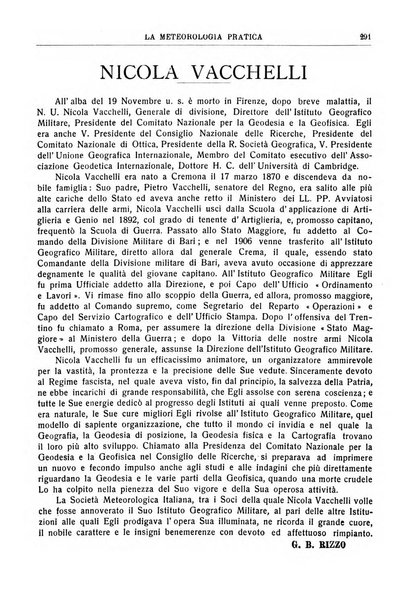 La meteorologia pratica rivista di meteorologia agraria, igienica, aeronautica