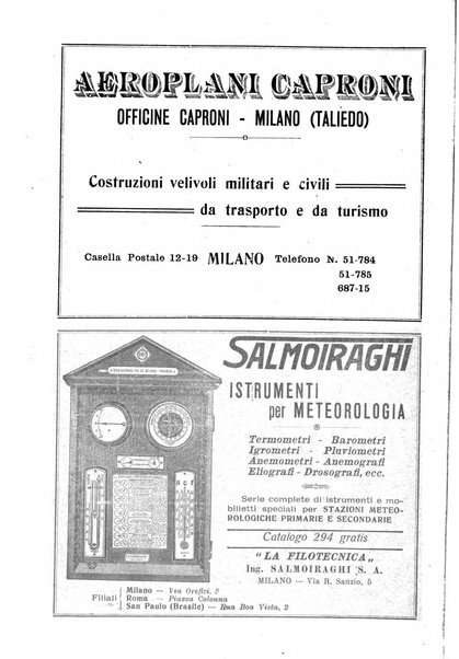 La meteorologia pratica rivista di meteorologia agraria, igienica, aeronautica