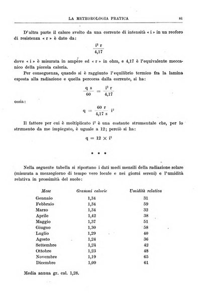 La meteorologia pratica rivista di meteorologia agraria, igienica, aeronautica