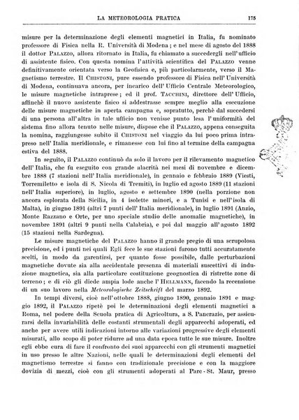 La meteorologia pratica rivista di meteorologia agraria, igienica, aeronautica