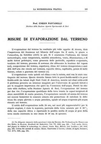 La meteorologia pratica rivista di meteorologia agraria, igienica, aeronautica