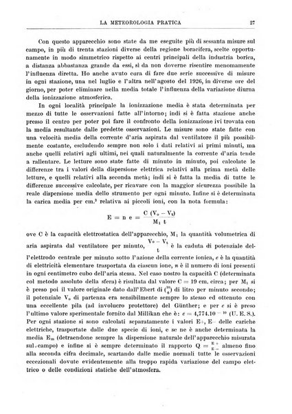 La meteorologia pratica rivista di meteorologia agraria, igienica, aeronautica